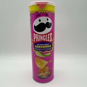 Pringles Las Meras Meras Habaneras Potato chips 5.5oz Limited Edition Spicy Lime